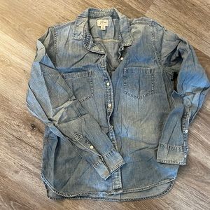 J.Crew Chambray Shirt tall/long 14